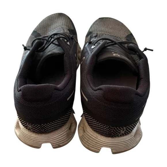 On Running Black and White Cloudrunner Athletic Sneakers - Picture 10 of 11